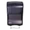 San Jamar Ultrafold Multifold/C-Fold Towel Dispenser, Classic, 11.75 x 6.25 x 18, Black Pearl T1700TBK - alternate 1